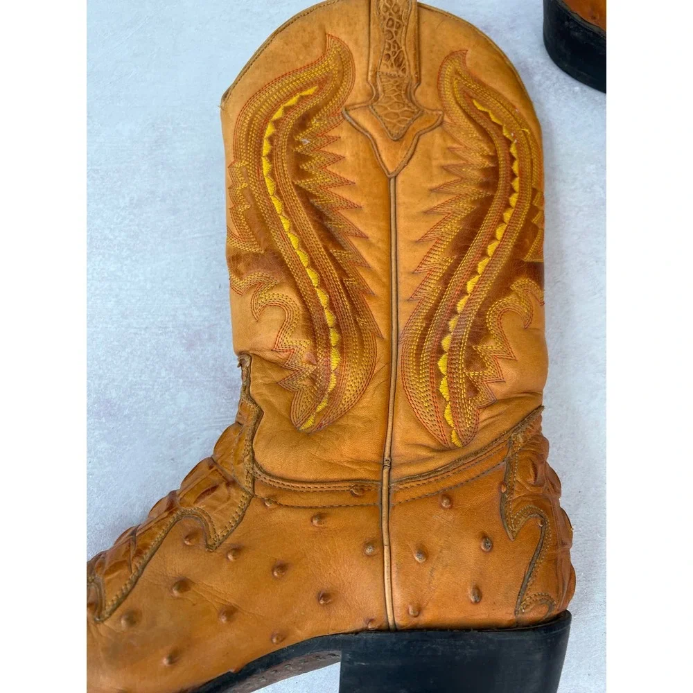 Holster‎ Tan Alligator Boots Men 6.5